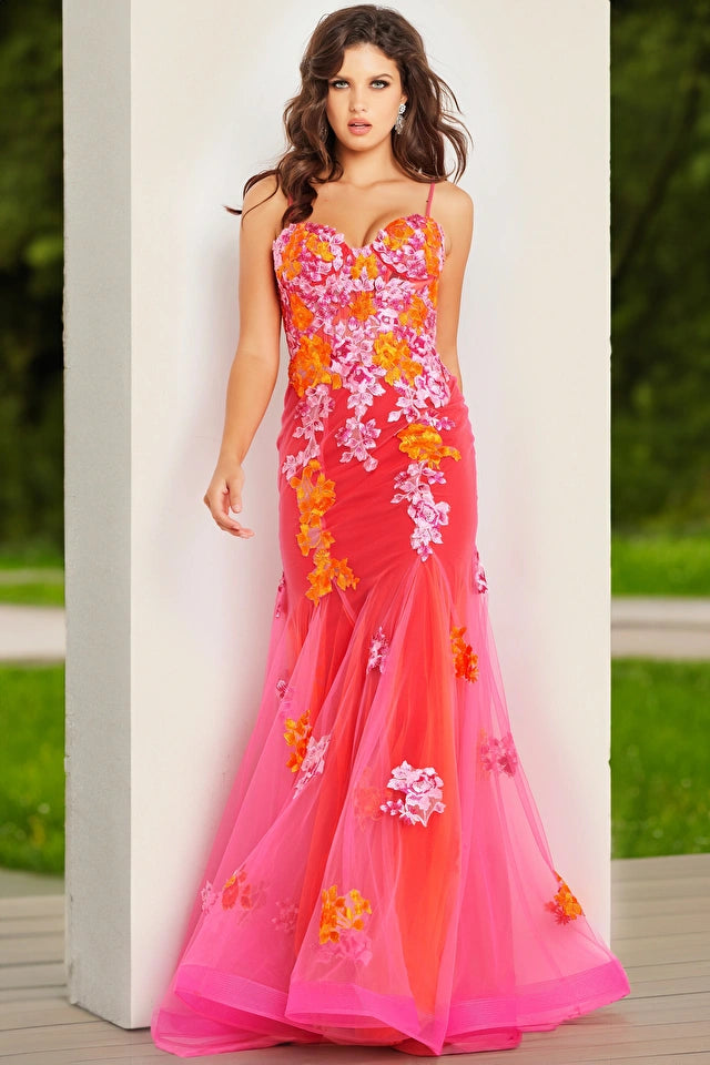 Jovani flower dress online