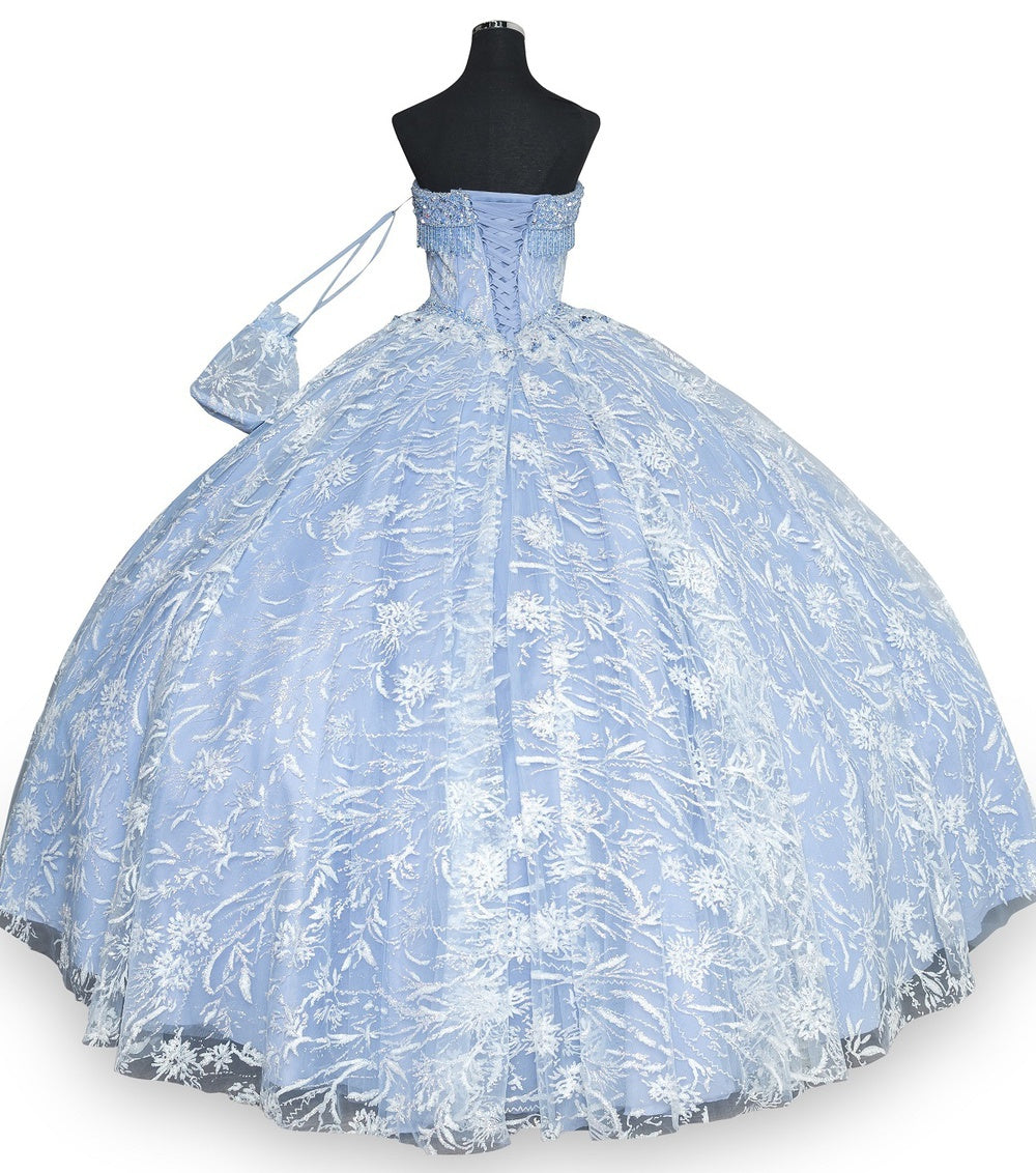 Strapless Sweetheart Neckline Quinceanera Dress by Cinderella Couture USA AS8071J