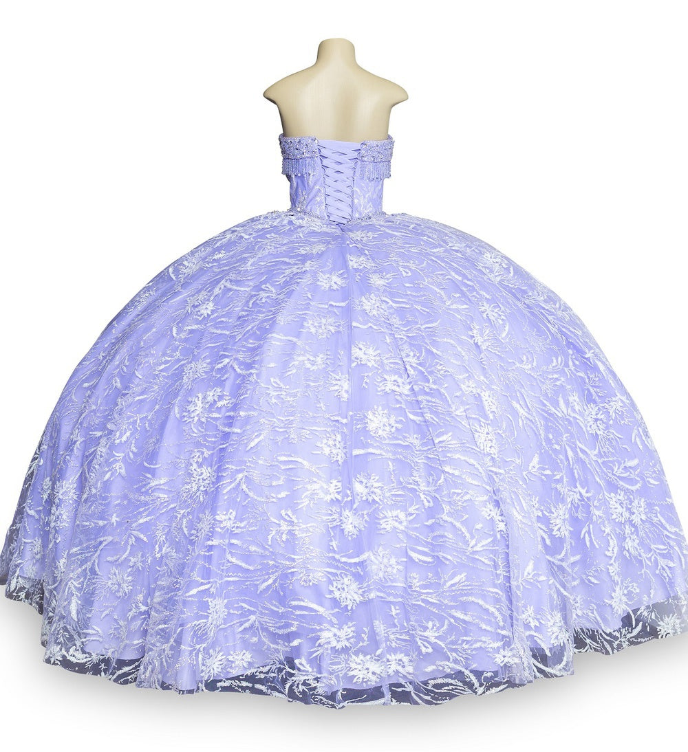 Strapless Sweetheart Neckline Quinceanera Dress by Cinderella Couture USA AS8071J