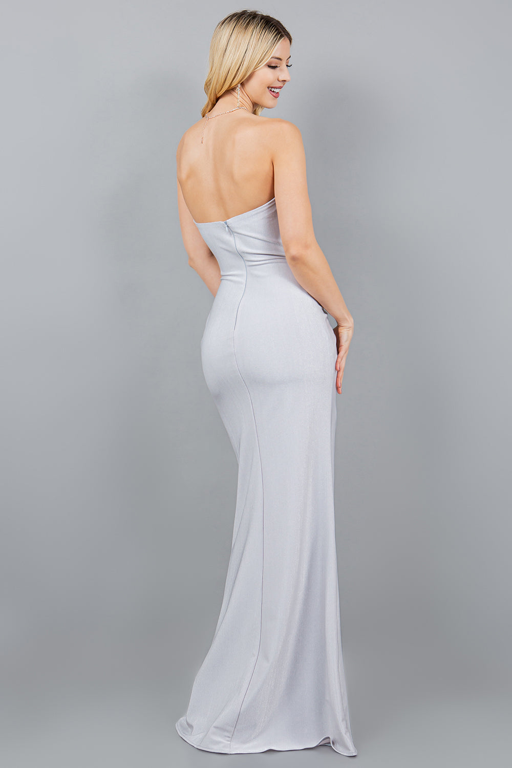 Strapless Sweetheart Neckline Sheath Party Dress by Cinderella Couture USA AS8095J
