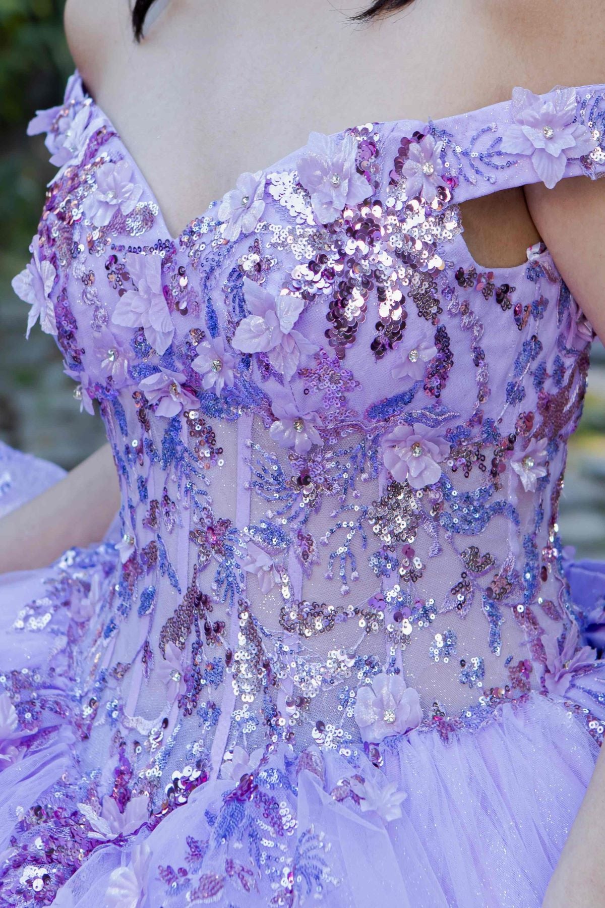 Sweetheart Neckline A-Line Quinceanera Dress by Cinderella Couture USA AS8125J