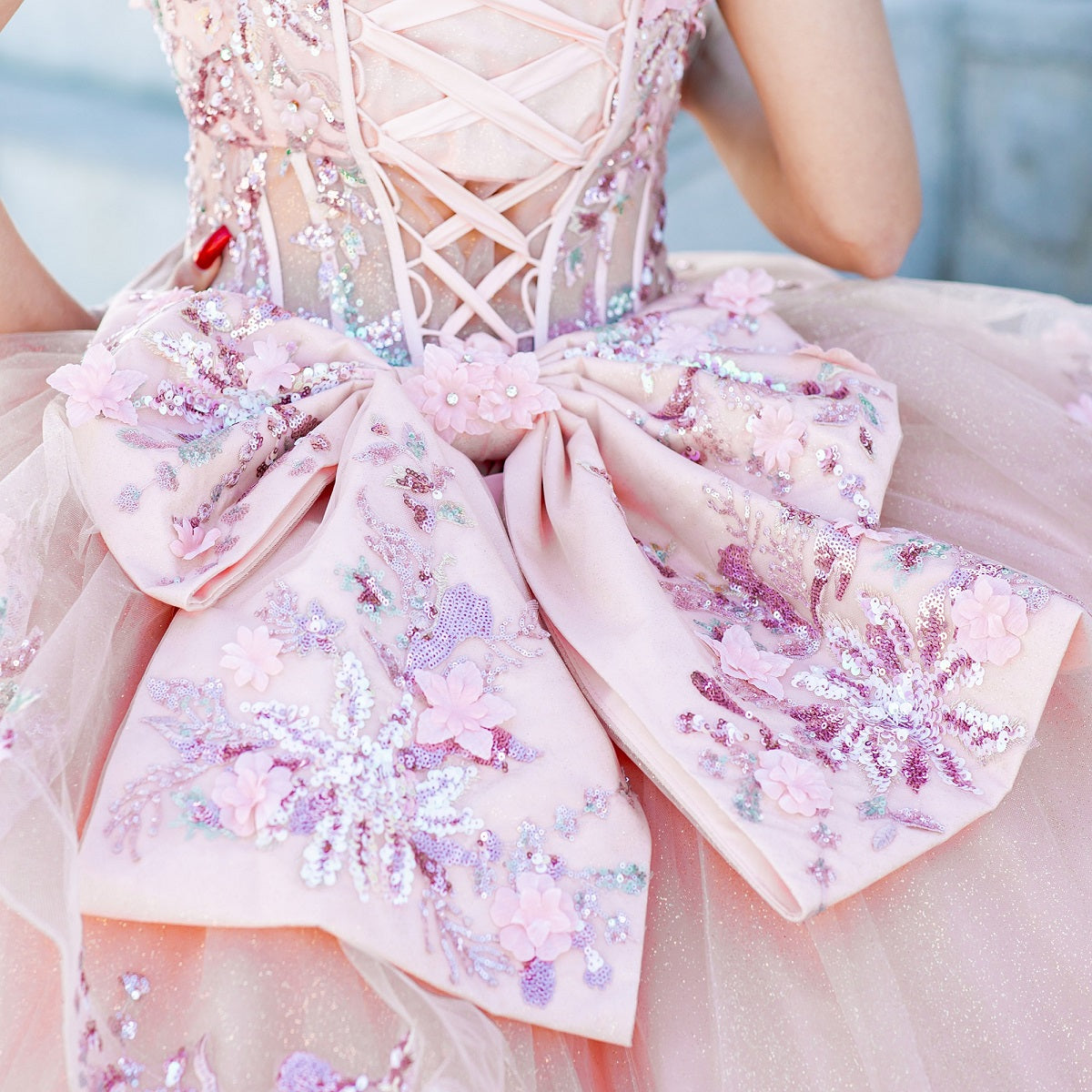 Sweetheart Neckline A-Line Quinceanera Dress by Cinderella Couture USA AS8125J