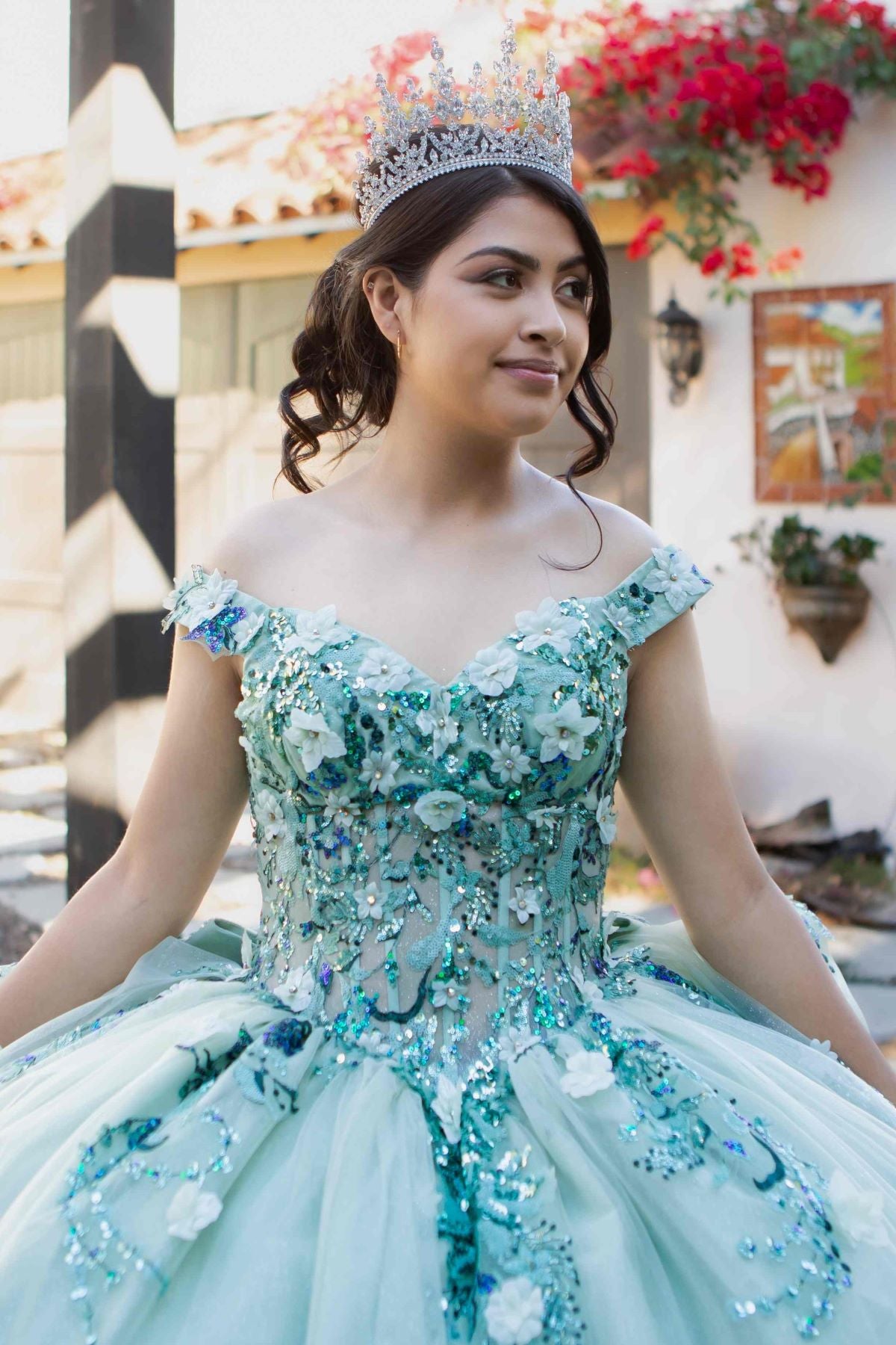 Sweetheart Neckline A-Line Quinceanera Dress by Cinderella Couture USA AS8125J