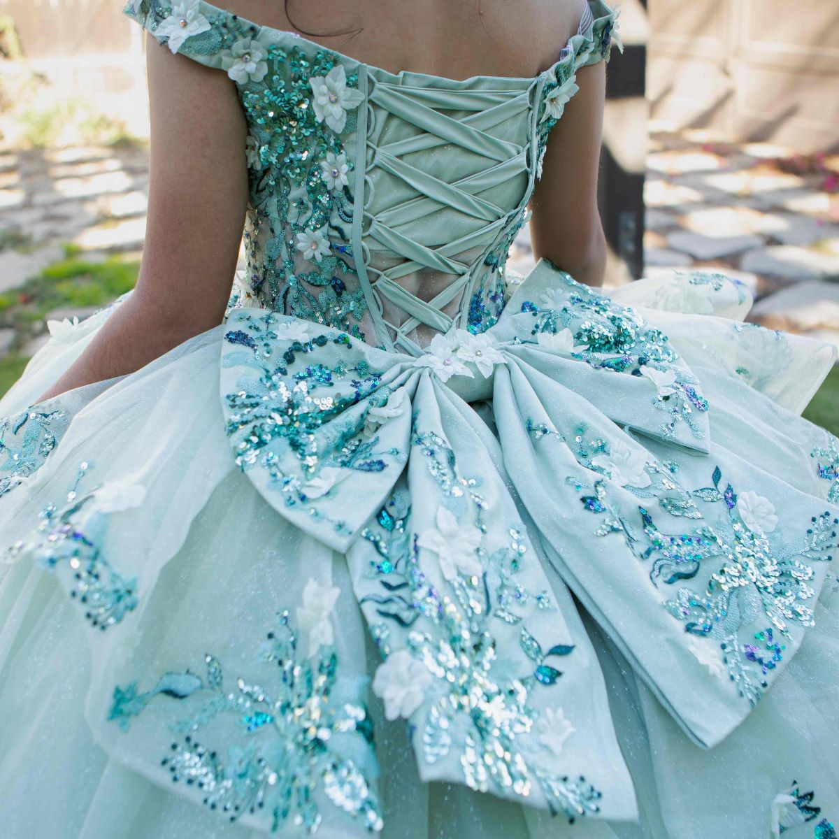 Sweetheart Neckline A-Line Quinceanera Dress by Cinderella Couture USA AS8125J