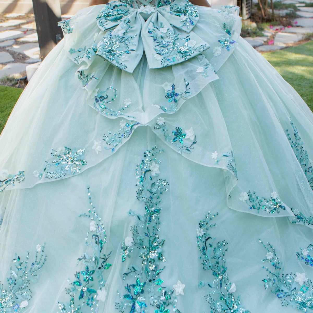 Sweetheart Neckline A-Line Quinceanera Dress by Cinderella Couture USA AS8125J