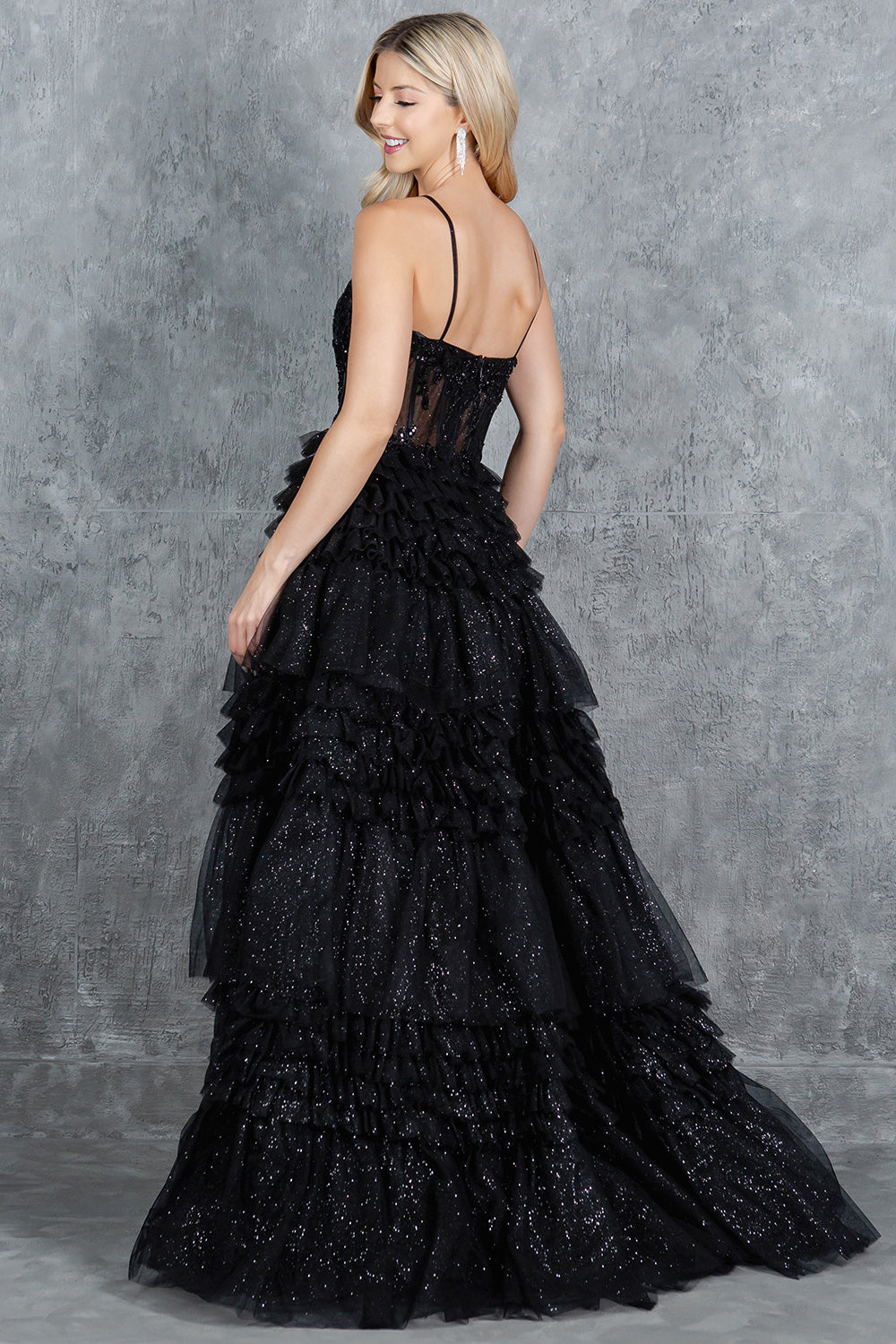Tulle Sweetheart A-Line Party Dress by Cinderella Couture USA AS8163J