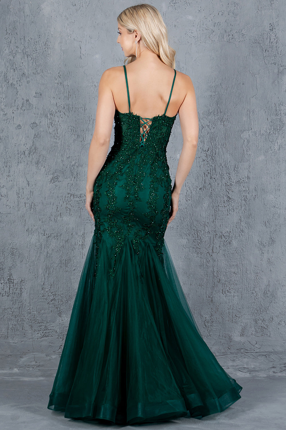 Sweetheart Neckline Spaghetti Straps Party Dress by Cinderella Couture USA AS8175J