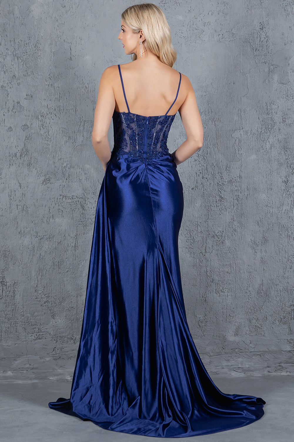 Sequins Spaghetti Straps Sheath Party Dress by Cinderella Couture USA AS8177J