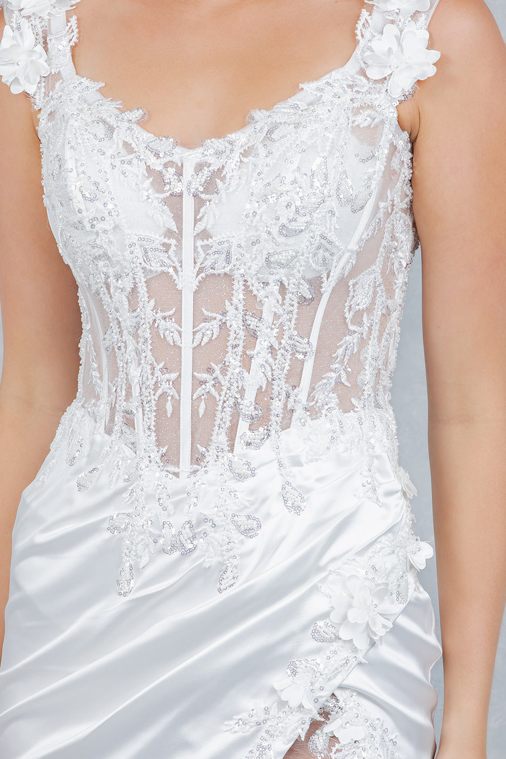 Lace Off Shoulder Short Party Dress by Cinderella Couture USA AS8181JS