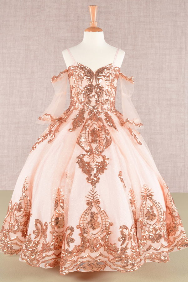 rose gold kids dress Eleanor Rose Gold Dress 6-12 Months