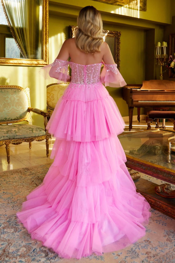 3D Heart Applique Off Shoulder Women Formal Dress by GLS by Gloria - GL3396 - Special Occasion/Curves