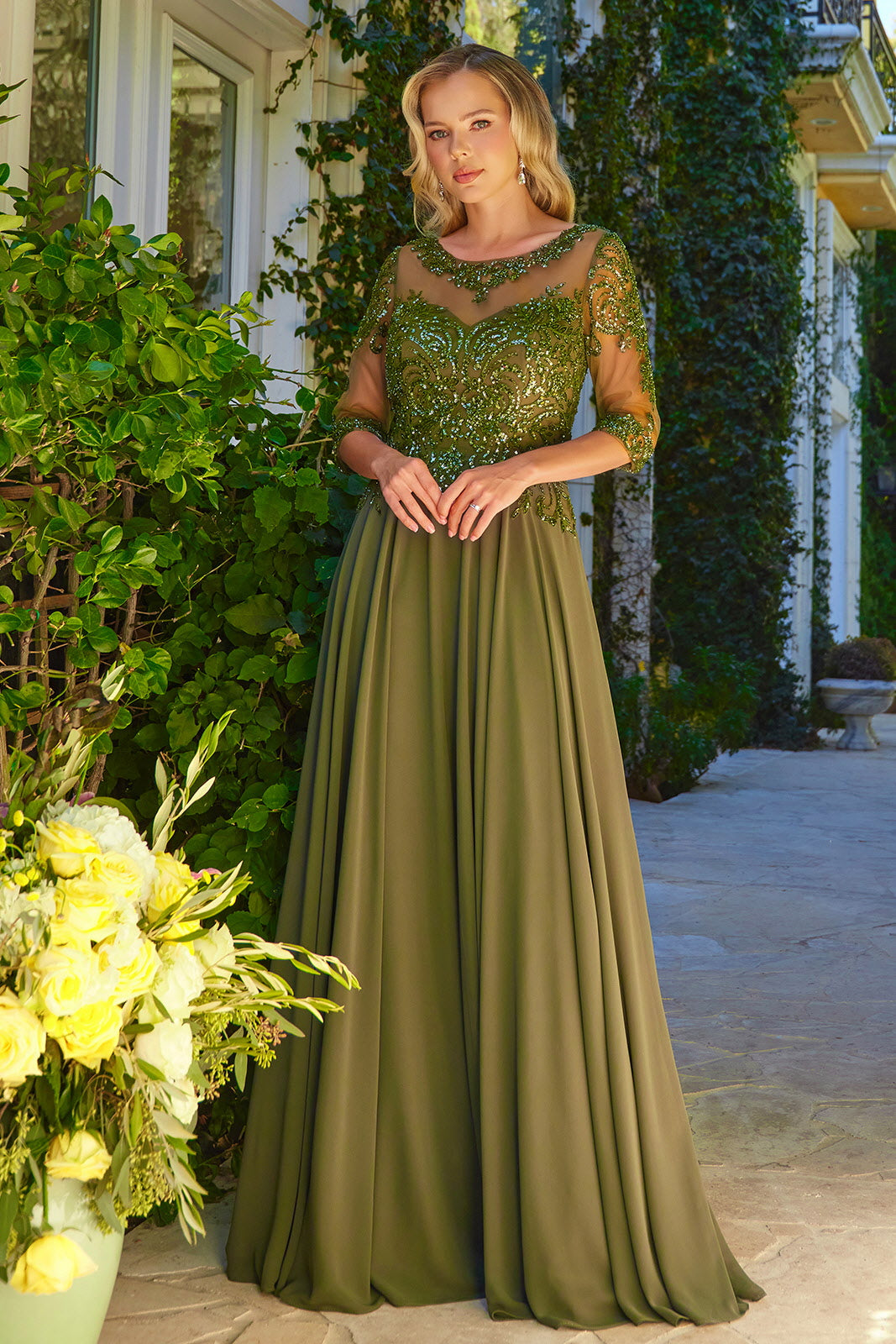 Elizabeth K GL3599 Prom Dress - Champagne | NewYorkDress Elizabeth K GL3599 Prom Dress - Champagne | NewYorkDress