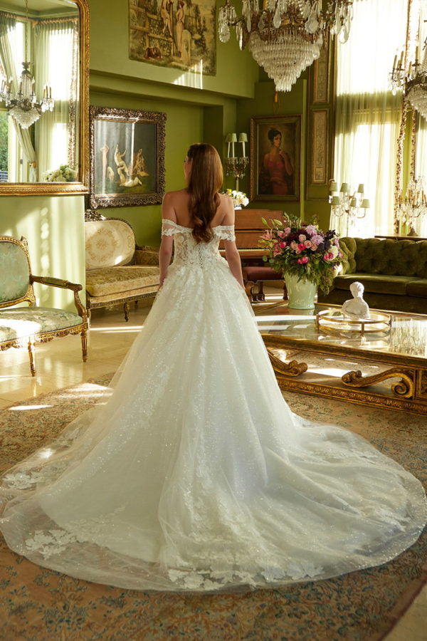Off The Shoulder A-Line Women Bridal Dress by GLS by Gloria - GL3602