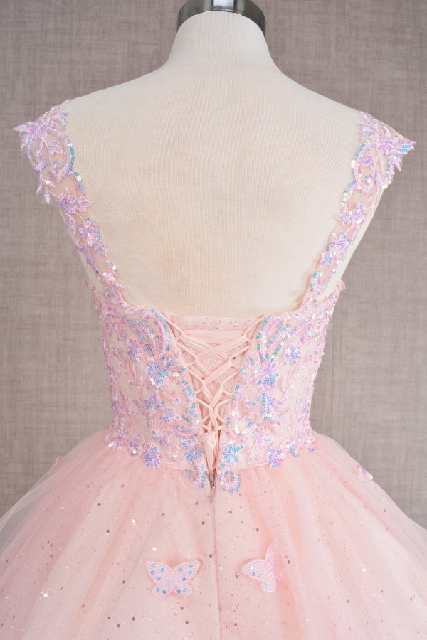 Elizabeth K - GS3186 - Sequin Sweetheart Neckline Cocktail Dress - Short