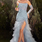 Strapless Lace & Tulle Mermaid Formal Evening Gown by Andrea & Leo Couture - A1255 - Special Occasion