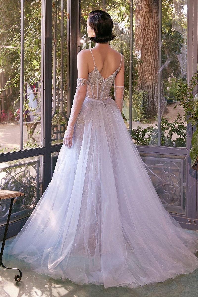 Scoop Neckline Layered Tulle Gown by Andrea and Leo A1361 - Special Occasion