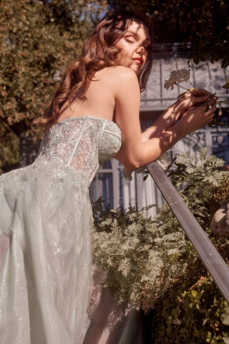 Sweetheart Neckline A-Line Gown by Andrea and Leo A1381 - Special Occasion