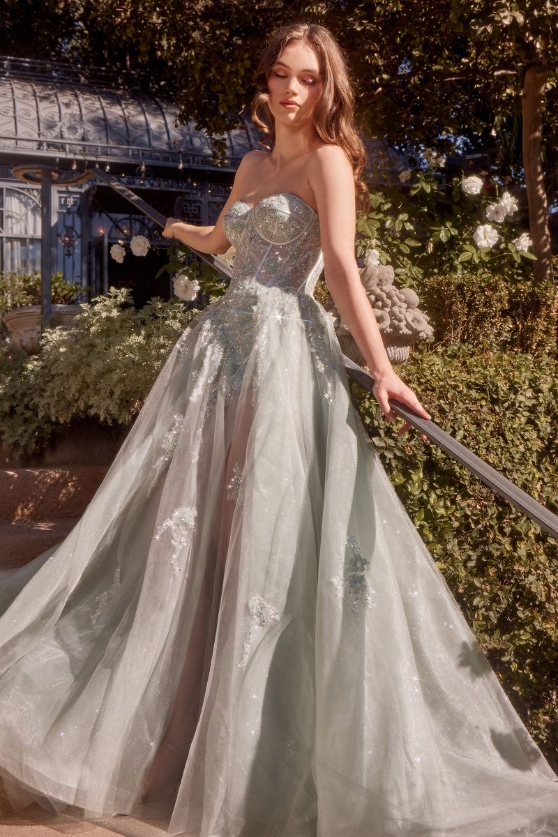 Sweetheart Neckline A-Line Gown by Andrea and Leo A1381 - Special Occasion