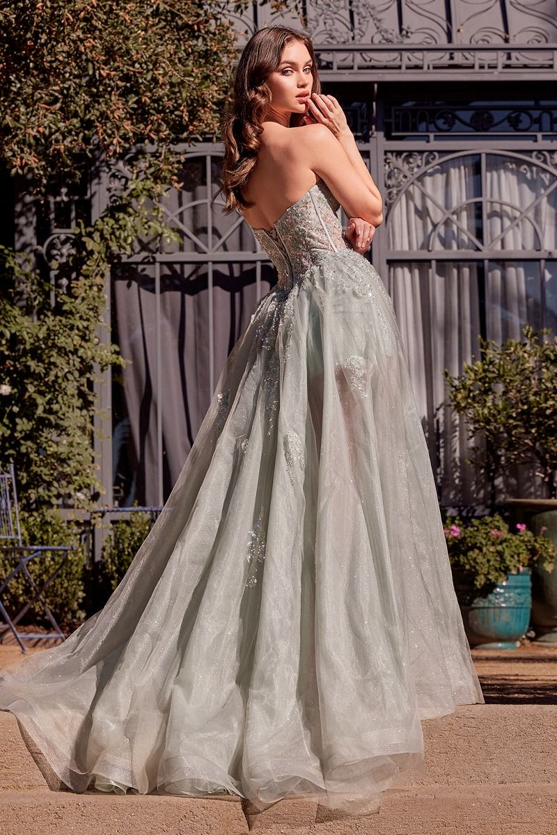 Sweetheart Neckline A-Line Gown by Andrea and Leo A1381 - Special Occasion