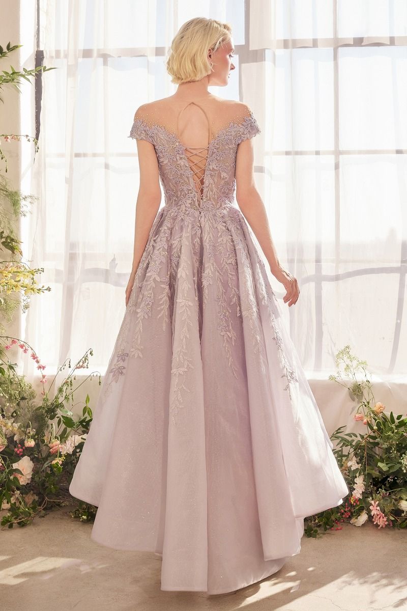 Illusion Neckline A-Line Gown by Andrea and Leo A1454 - Special Occasion