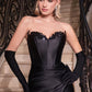Strapless Satin Sweetheart Corset Gown by Cinderella Divine CDS484 - Special Occasion/Curves