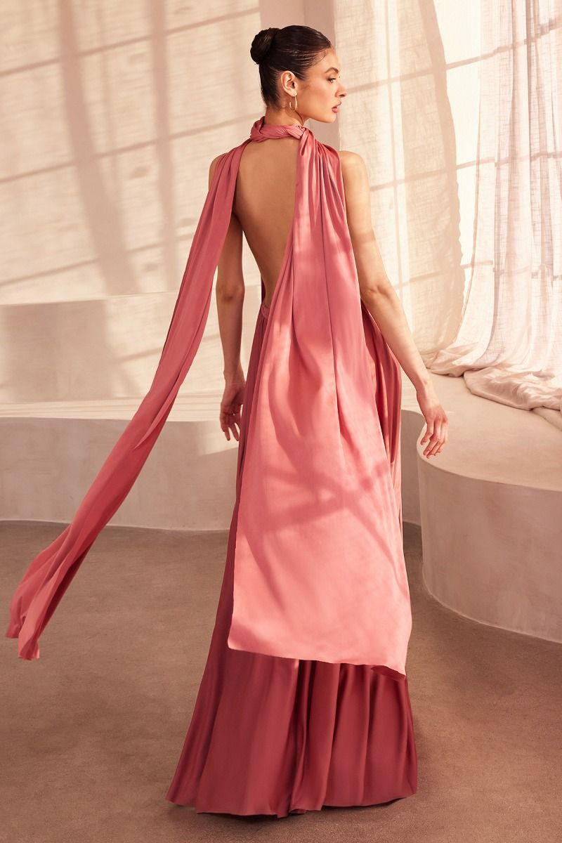 Versatile Neckline A-Line Gown By Amoris CV01P - Women Evening Formal Gown - Special Occasion