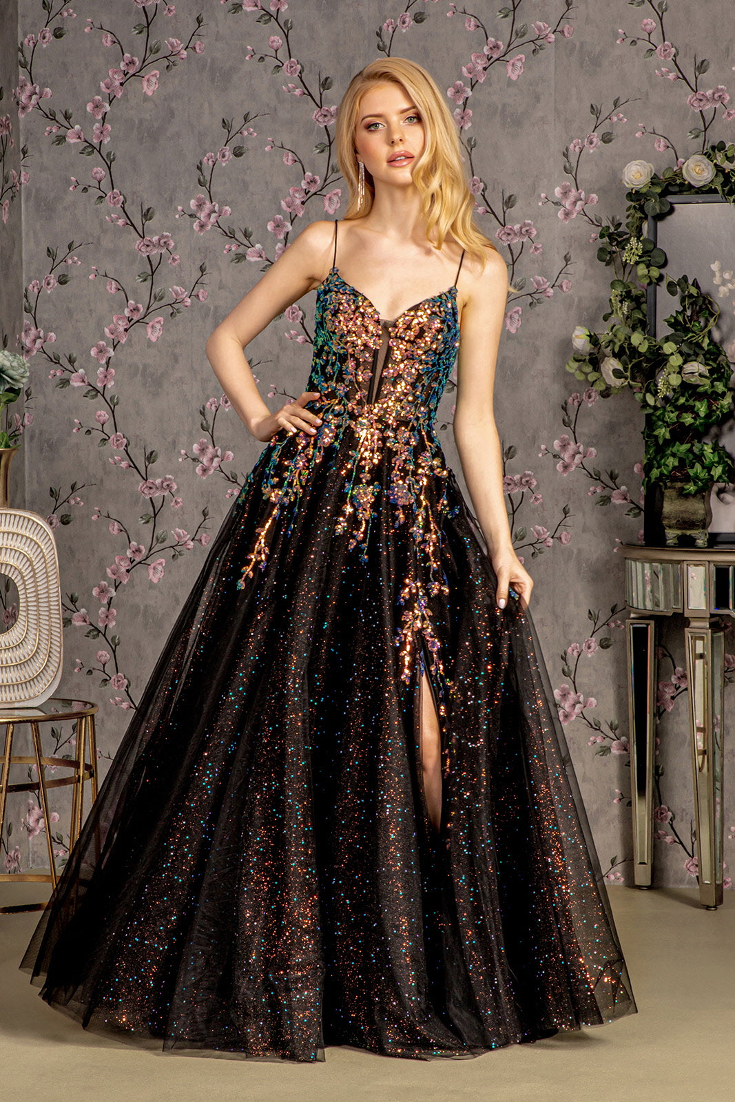 Glitter Illusion Sweetheart Women Formal Dress by GLS by Gloria - GL32 Ariststyles Glitter Illusion Sweetheart Women Formal Dress by GLS by Gloria - GL32 Ariststyles