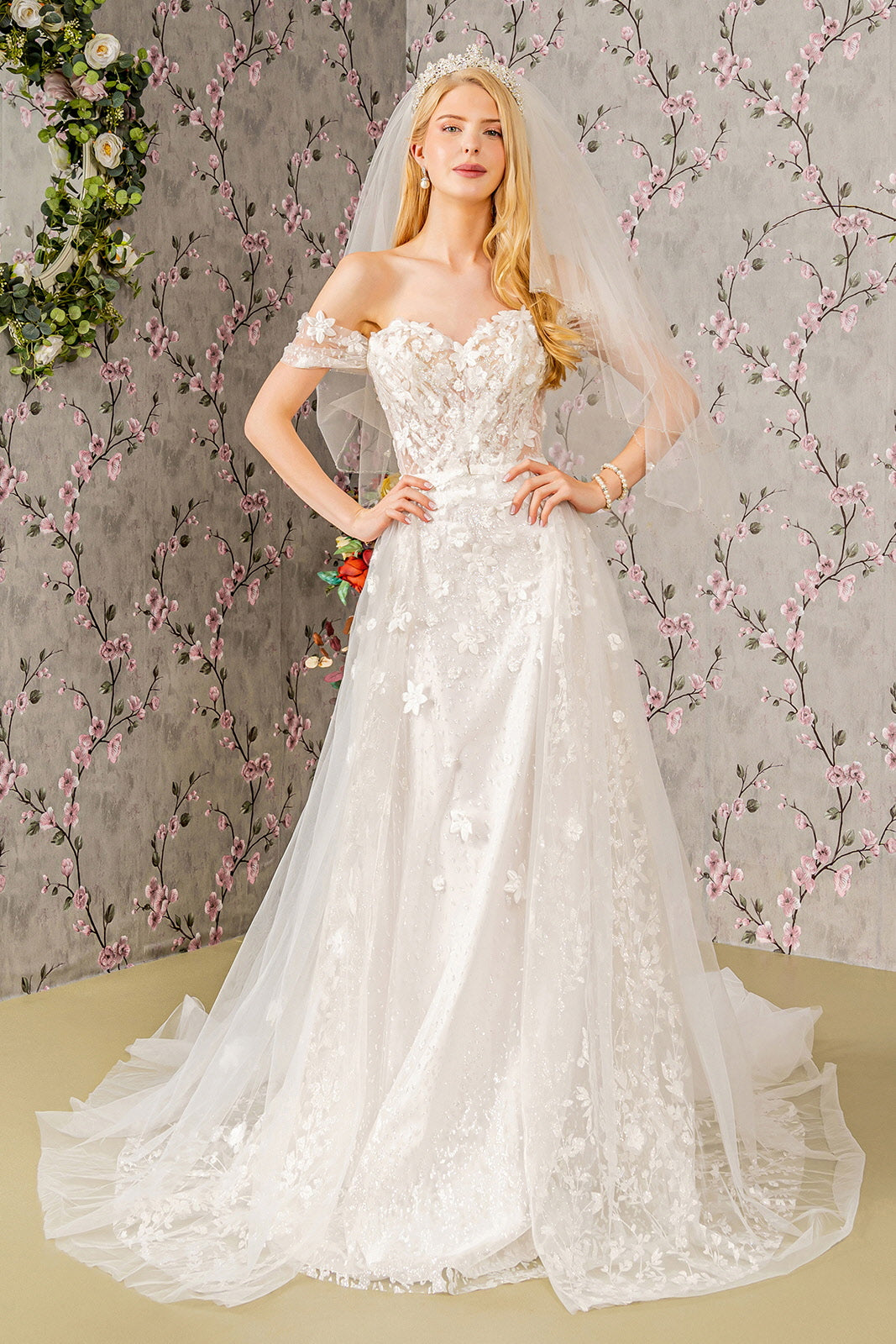 GLS by Gloria GL3423 Prom Dress - Ivory | NewYorkDress GLS by Gloria GL3423 Prom Dress - Ivory | NewYorkDress