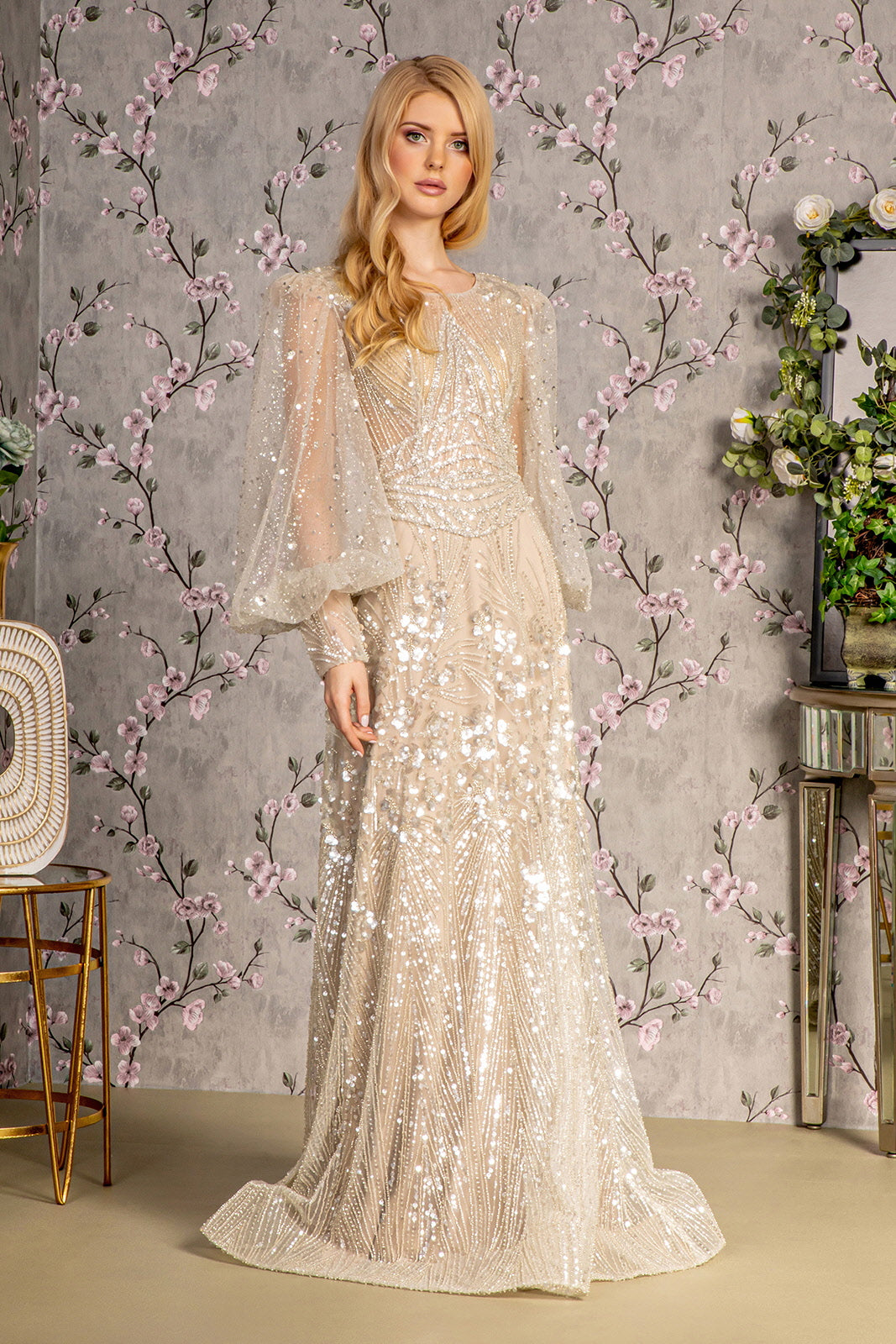 GLS by Gloria GL3497 Prom Dress - Taupe | NewYorkDress GLS by Gloria GL3497 Prom Dress - Taupe | NewYorkDress