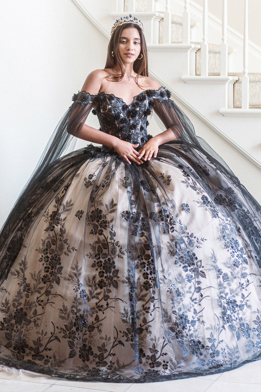 Cut-Away Shoulder Sweetheart Neckline Quinceanera Dress by GLS by Glor – Ariststyles