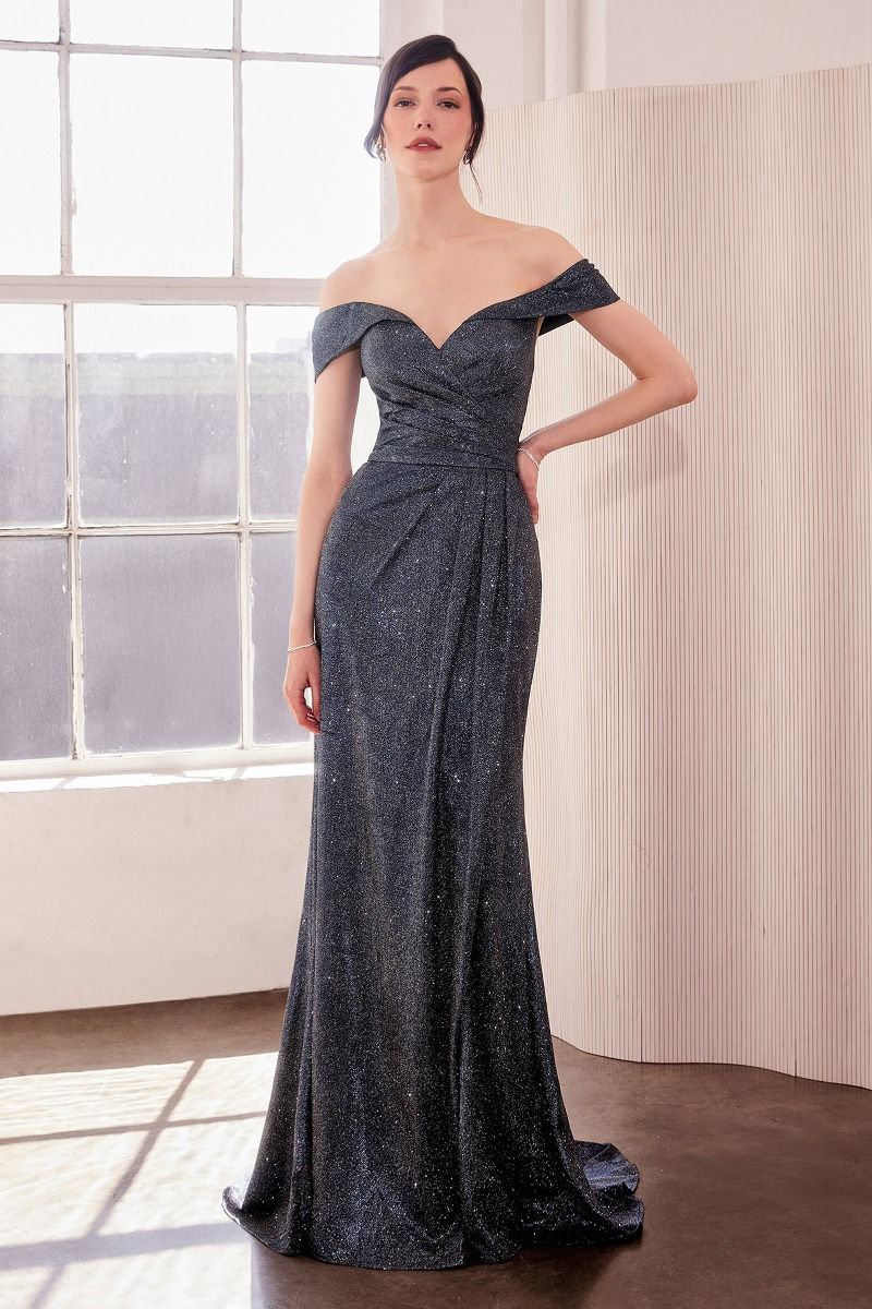Off Shoulder Sweetheart Neckline Gown By Amoris T605 - Women Evening Formal Gown - Special Occasion