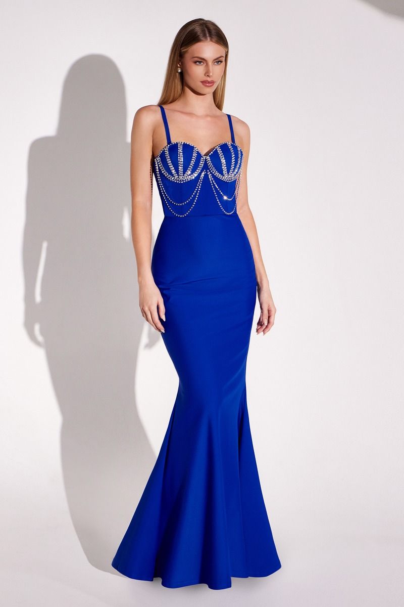 Beaded Sweetheart Neckline Mermaid Gown By Amoris T9003 - Women Evening Formal Gown - Special Occasion