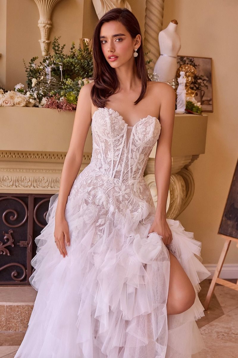 Strapless Sweetheart Neckline Bridal Gown by Andrea & Leo Couture - WL016