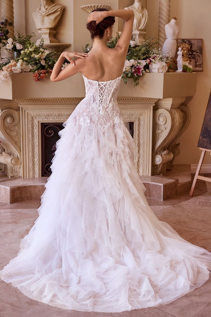 Strapless Sweetheart Neckline Bridal Gown by Andrea & Leo Couture - WL016
