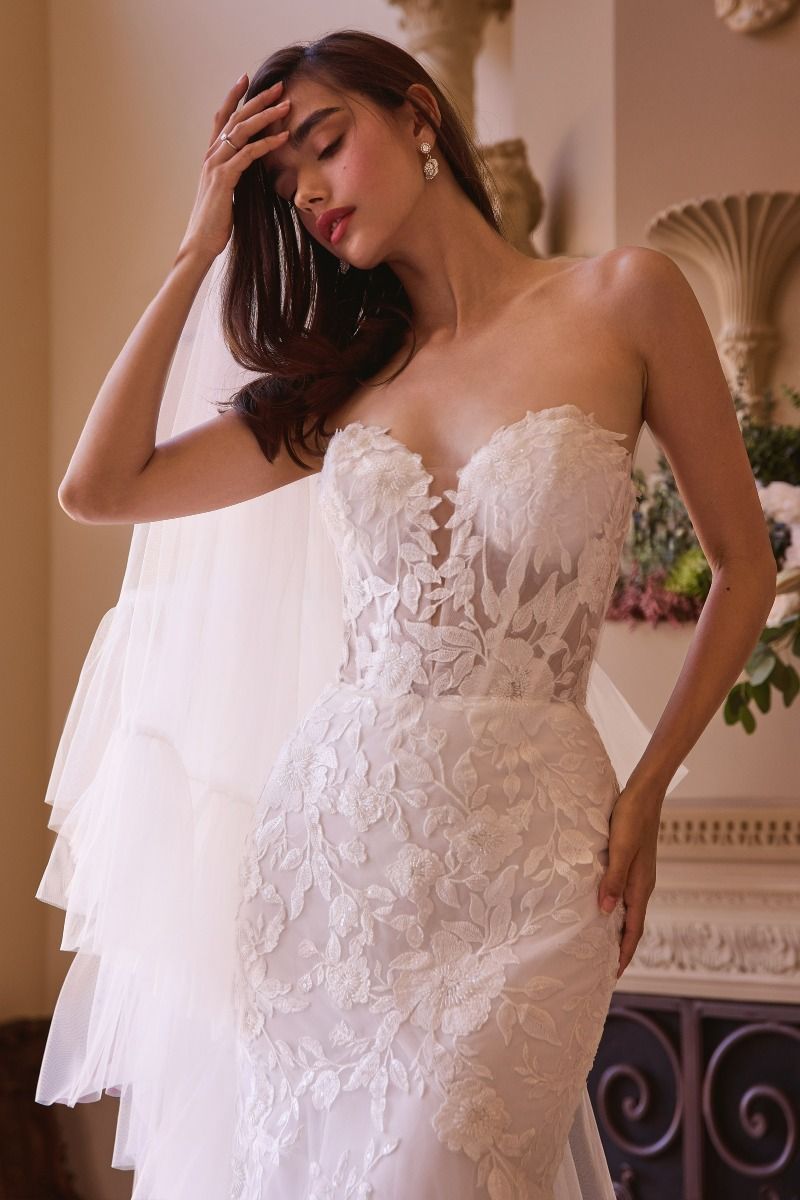 Sweetheart Neckline Mermaid Bridal Gown by Andrea and Leo WL033