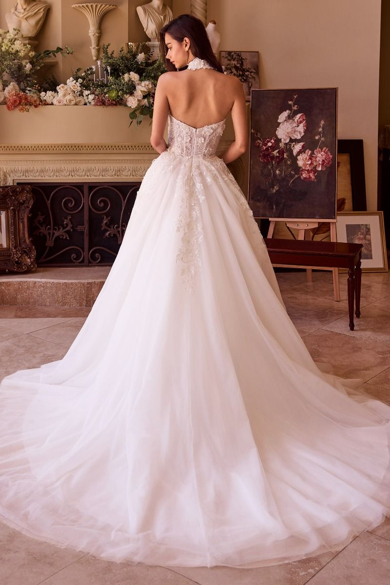 Strapless Sweetheart Neckline Lace & Tulle Bridal Gown by Andrea and Leo WL041 - Special Occasion