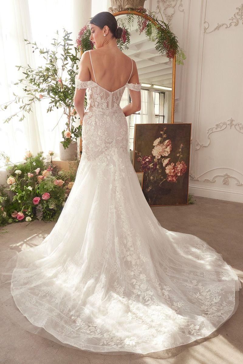 V-Neckline Mermaid Bridal Gown by Andrea and Leo WL051 - Special Occasion