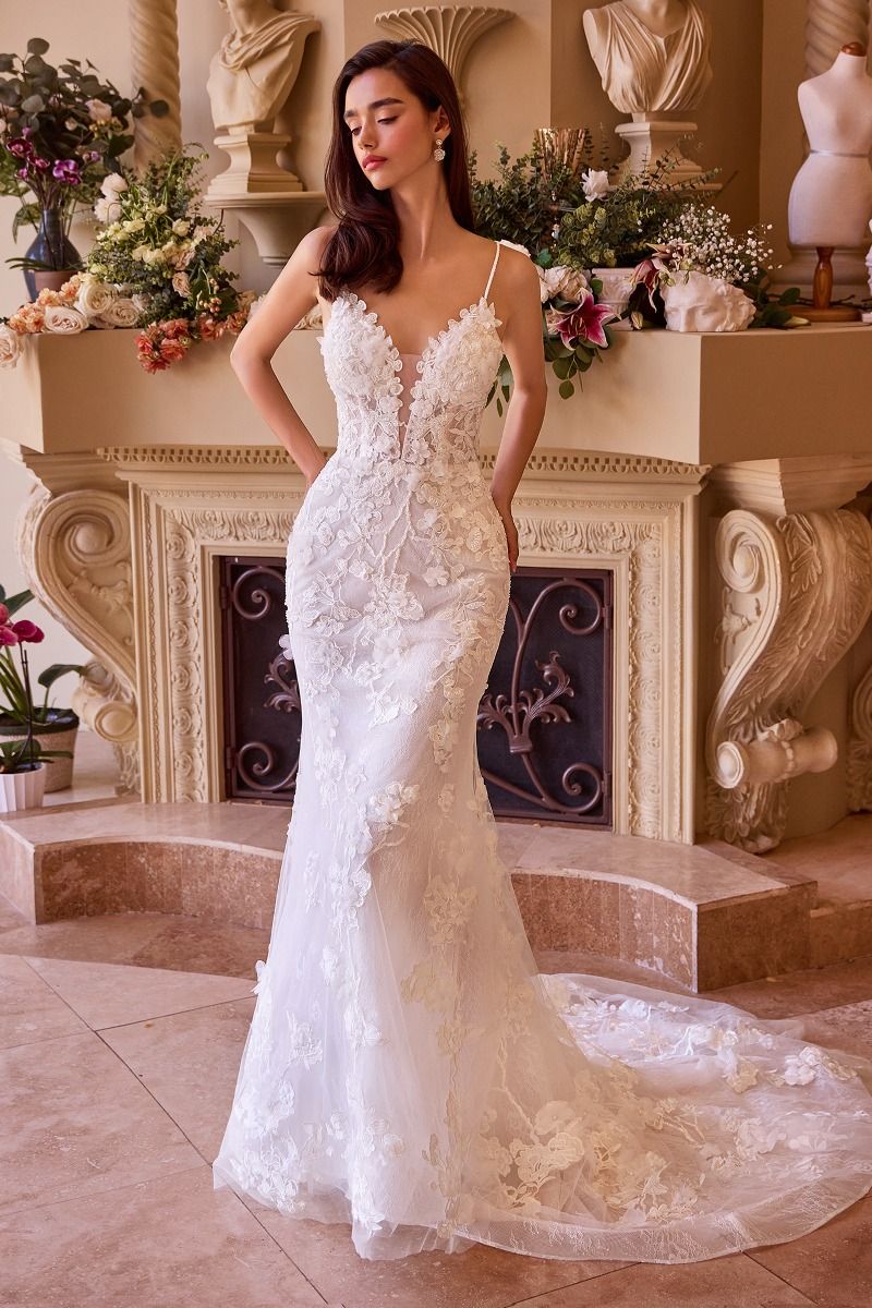 Sweetheart Neckline Layered Tulle Bridal Gown by Andrea & Leo Couture WL053