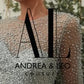 Pearl Long Sleeve Gown by Andrea & Leo Couture A0997 Special Occasion/Curves