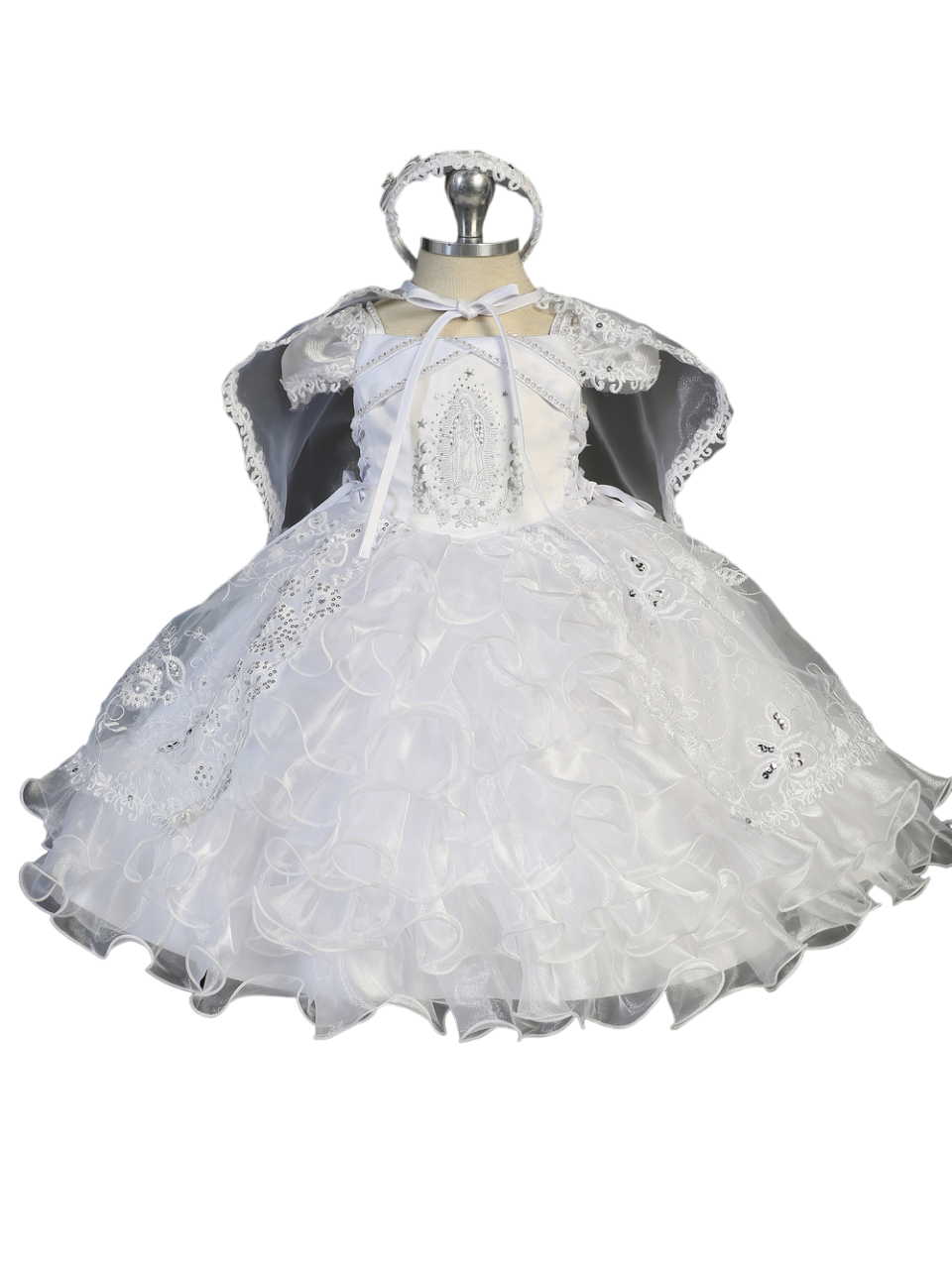 Flower Girl Layered Organza Skirt Dress by TIPTOP KIDS - AS2299