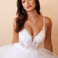 Layered Tulle A-Line Wedding/Bridal Gown by Cinderella Divine CD0195W