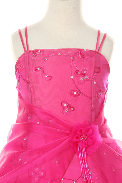 Crystal Girl Mini Quince Gown by Cinderella Couture USA AS1100