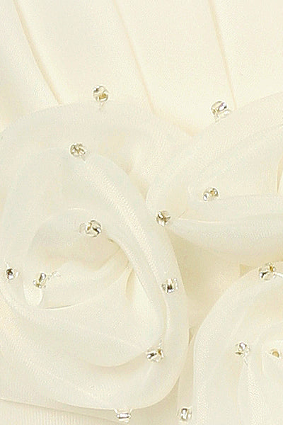 Satin Chiffon Flower Girl Dress by Cinderella Couture USA 62406B