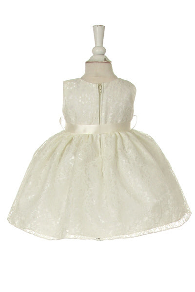 Lace Raschel Baby Dress by Cinderella Couture USA AS1132B