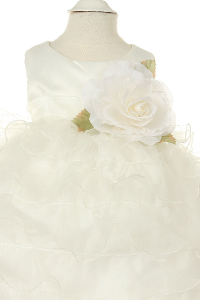 Ruffle Tulle Baby Dress by Cinderella Couture USA AS1160B