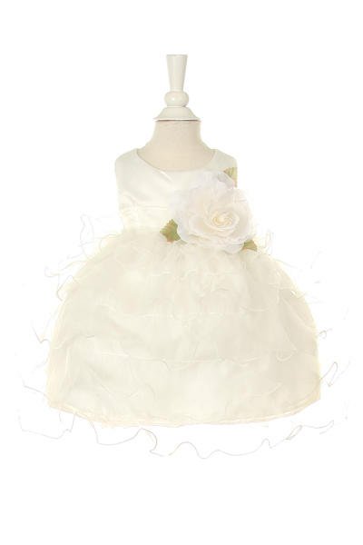 Ruffle Tulle Baby Dress by Cinderella Couture USA AS1160B