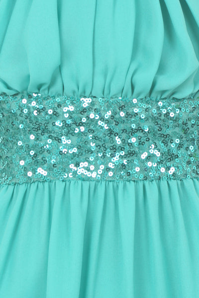 Chiffon Girl Party Dress by Cinderella Couture USA AS5004