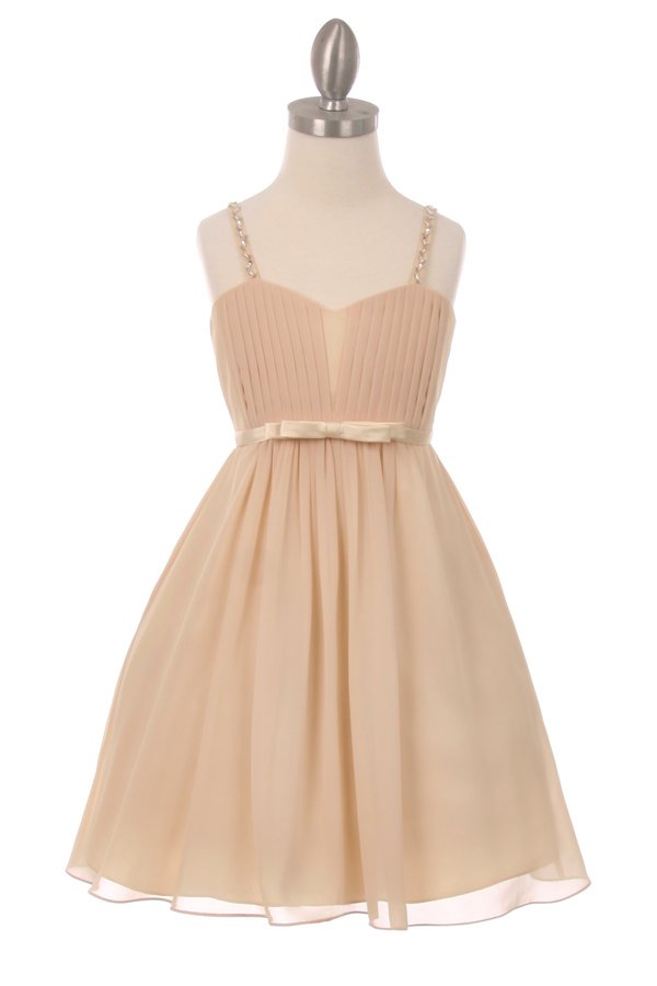 Sequin Beaded Chiffon Party Dress by Cinderella Couture USA AS5012