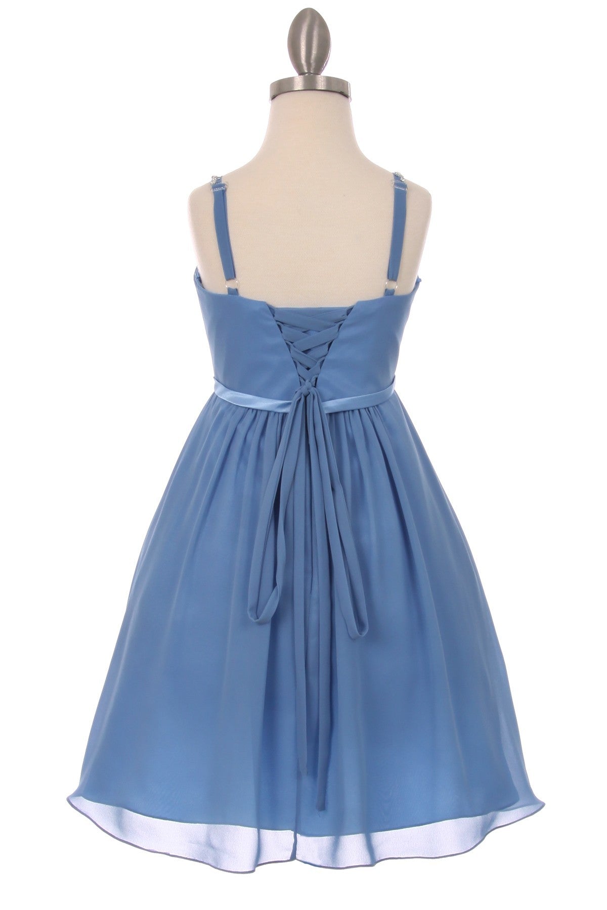Sequin Beaded Chiffon Party Dress by Cinderella Couture USA AS5012