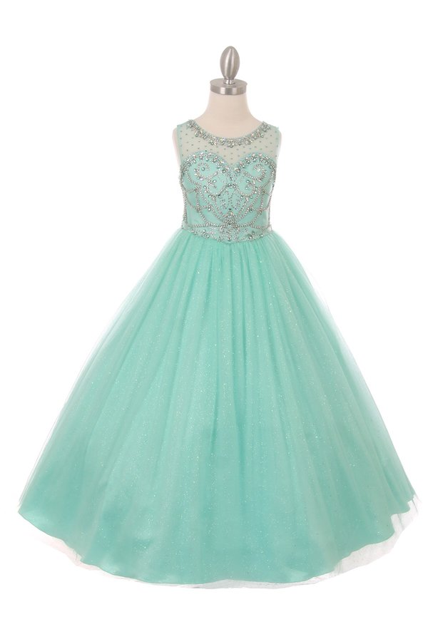 Cinderella Couture USA AS5042 Satin Glitter Tulle Mini Quince